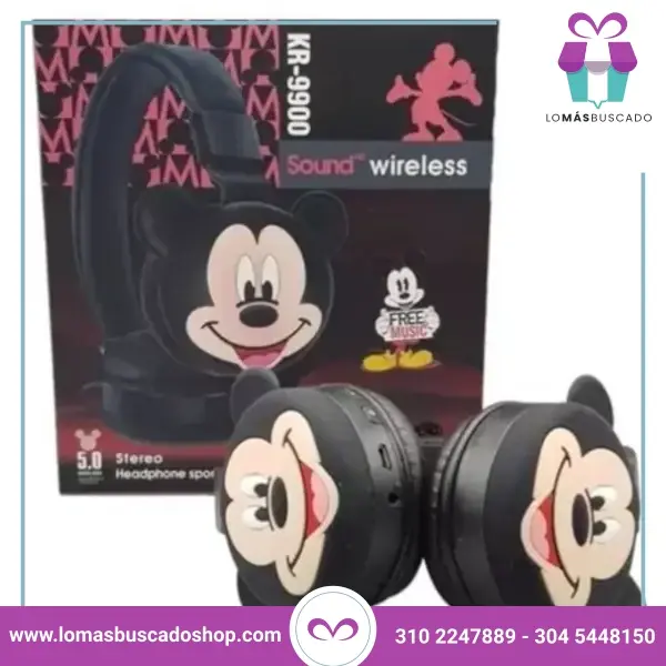 Audífono Inalámbrico Bluetooth Diadema Kr 9900 - Imagen 4