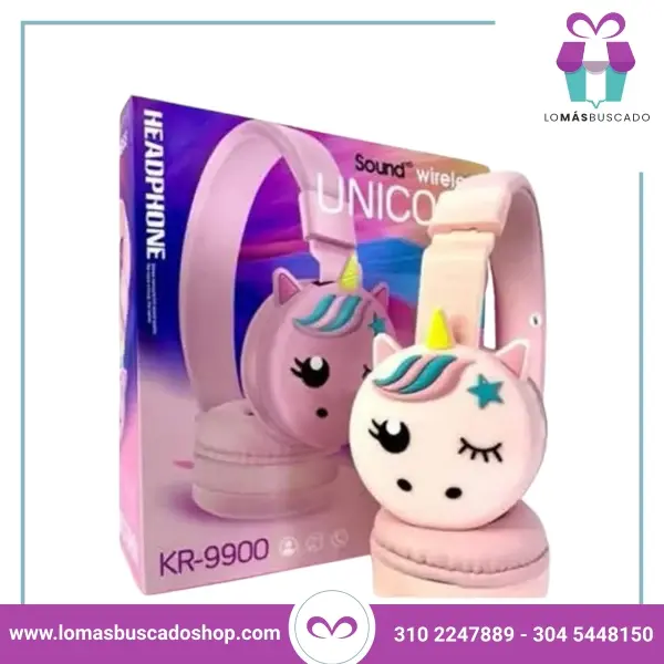 Audífono Inalámbrico Bluetooth Diadema Kr 9900 - Imagen 2