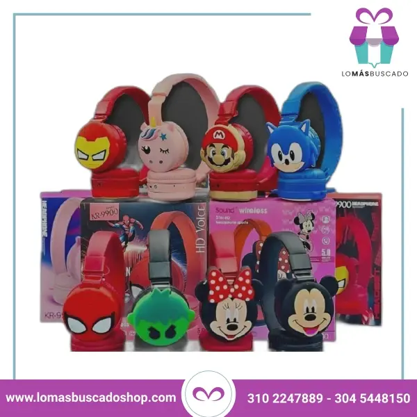 Audífono Inalámbrico Bluetooth Diadema Kr 9900