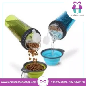 Lo más buscado - Porta Comida Mascotas 2 En 1